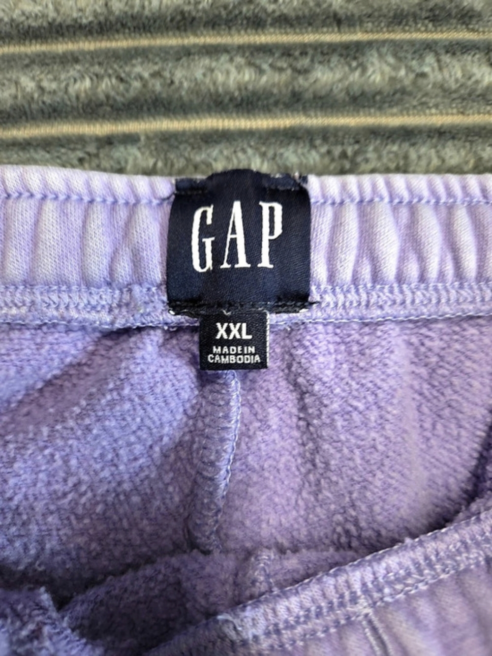 GAP VintageSoft Baggy Wide-Leg Sweatpants Purple XXL - Picture 5 of 6